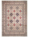 13x16 Beige Kuba Afghan Hand Knotted Wool Area Rug